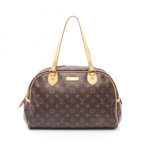 LOUIS VUITTON Brown Monogram Leather Shoulder Bag - Picture 1 of 9